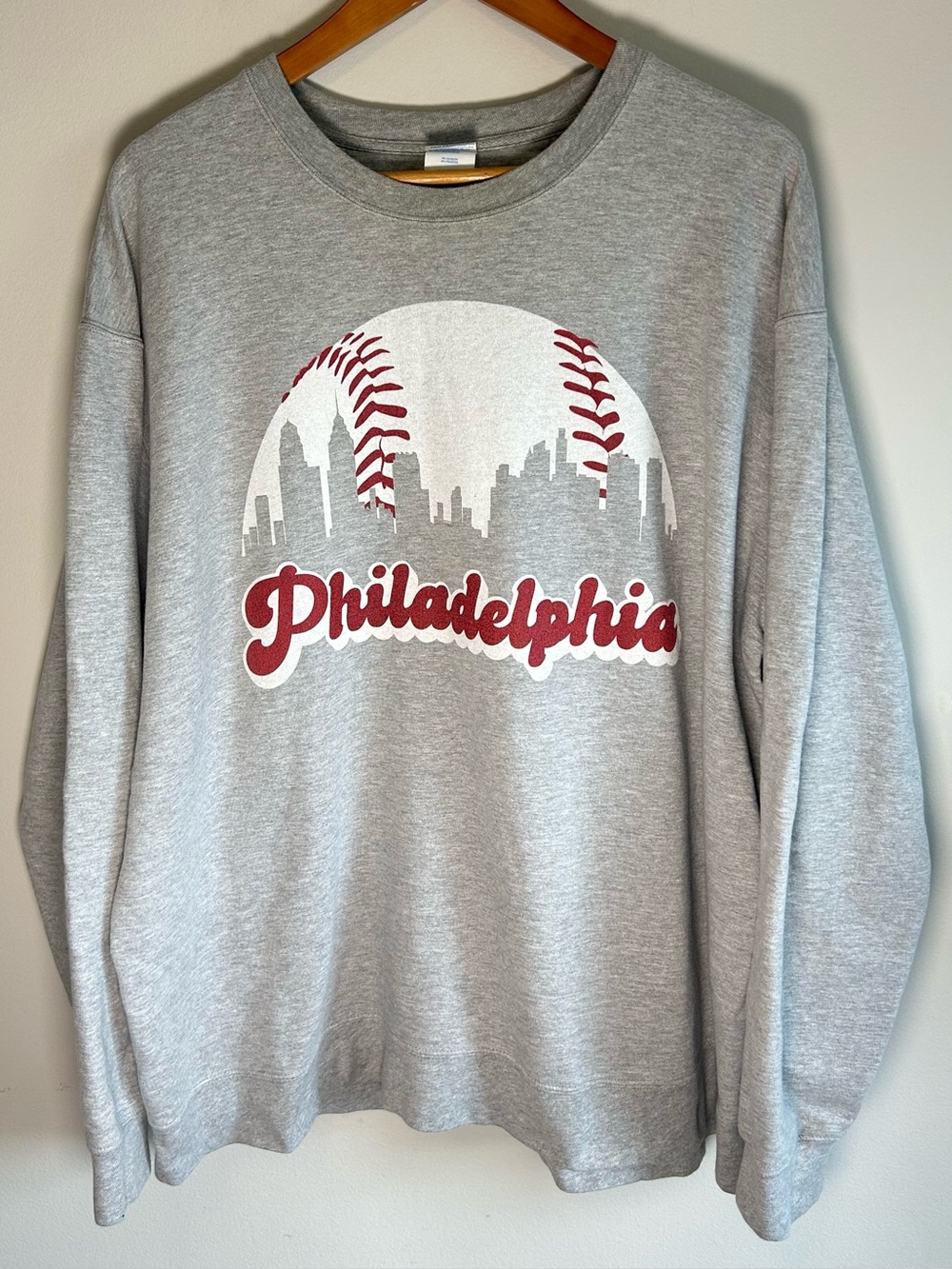 Port & Company Men’s Philadelphia Phillies Crewneck Sweater Size XXL Baseball